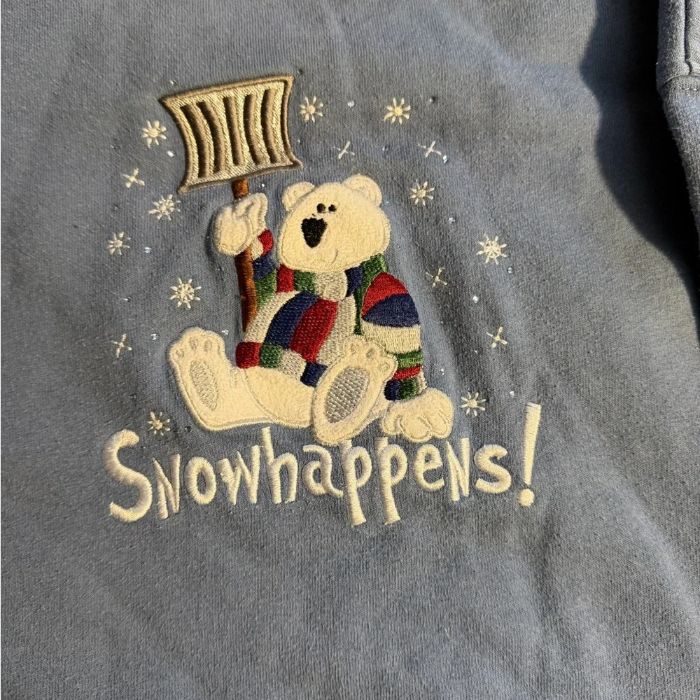 Snowhappens Polar Bear‎ Grandma style Sweatshirt
